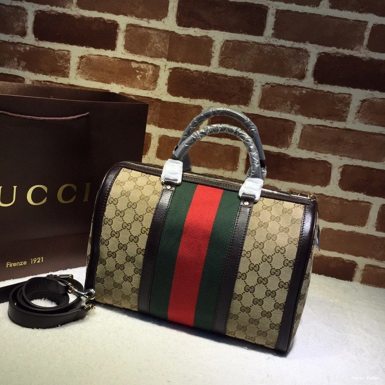 Hyperpeter bag boston Web Vintage Original GUCCI GG 0709